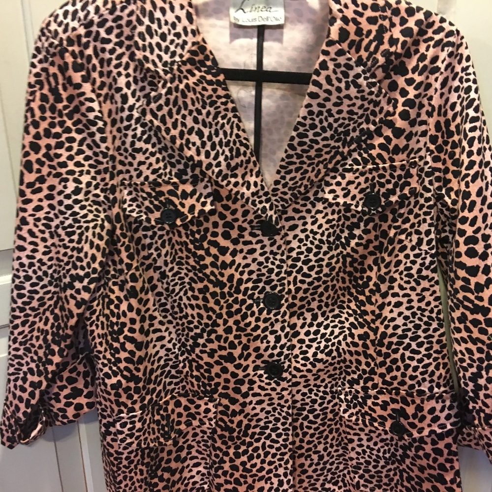 Linea by Louis Dell'Olio Animal Print Jacket - Picture 2 of 7